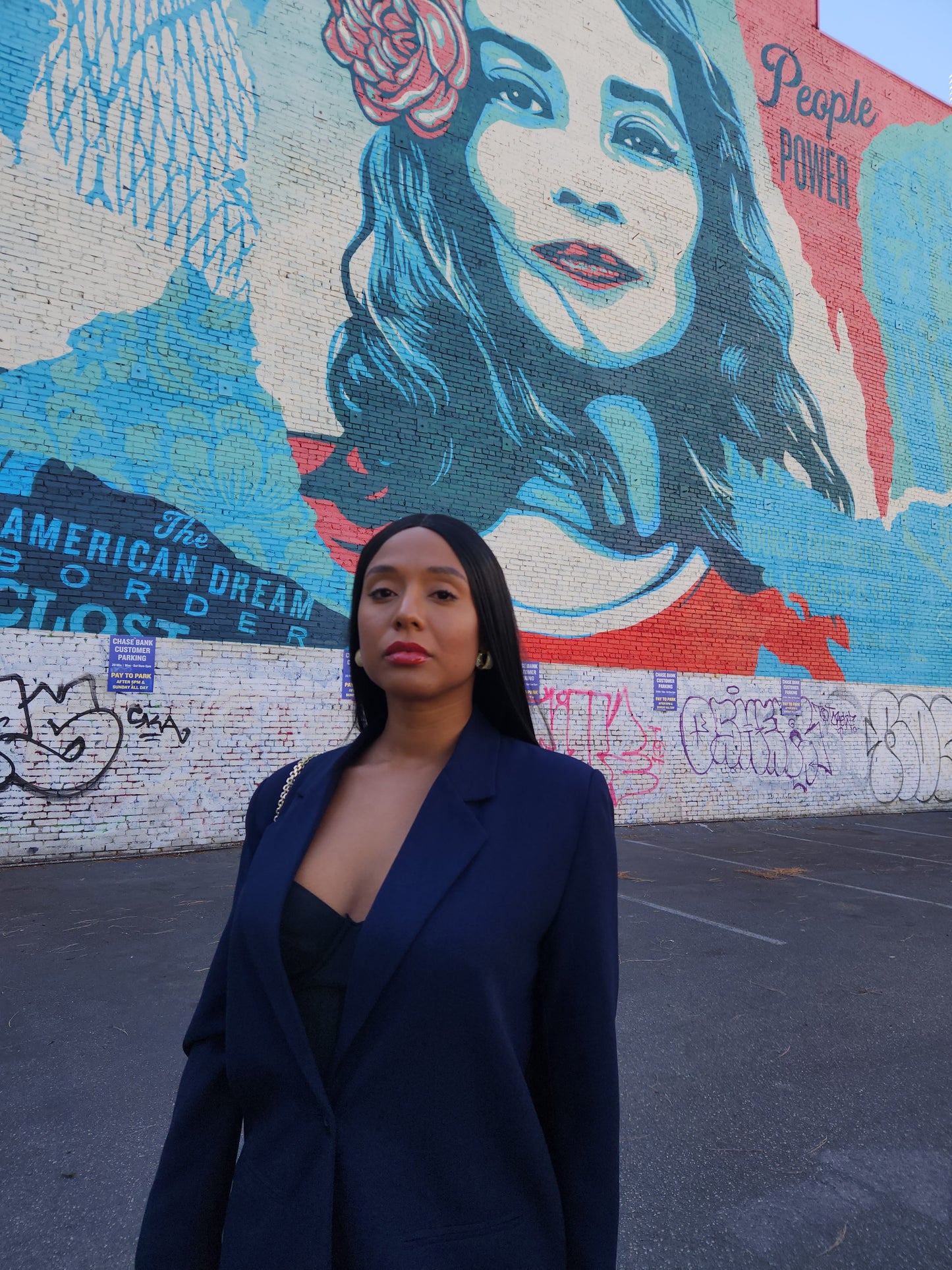 Navy Sealed Blazer Dress