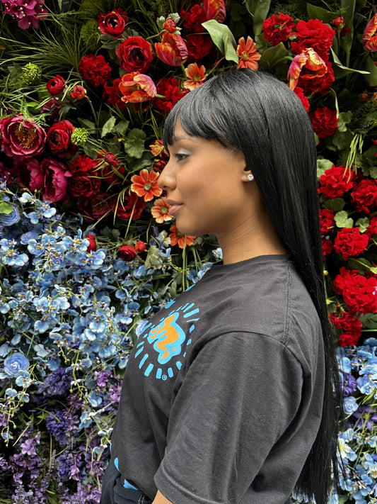 K-Haring Black and Blue Shirt