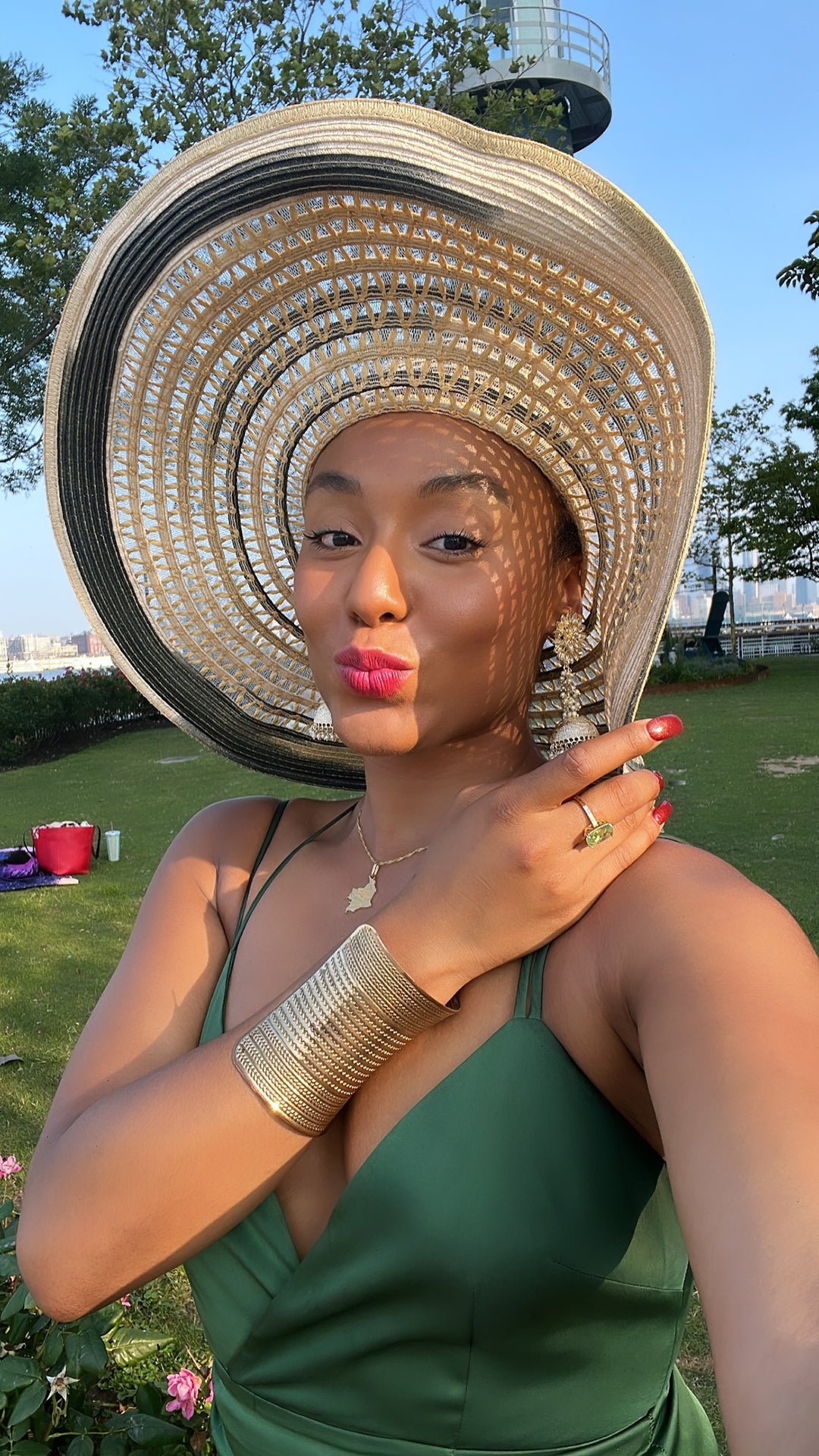 Hunter Spring Green Dress