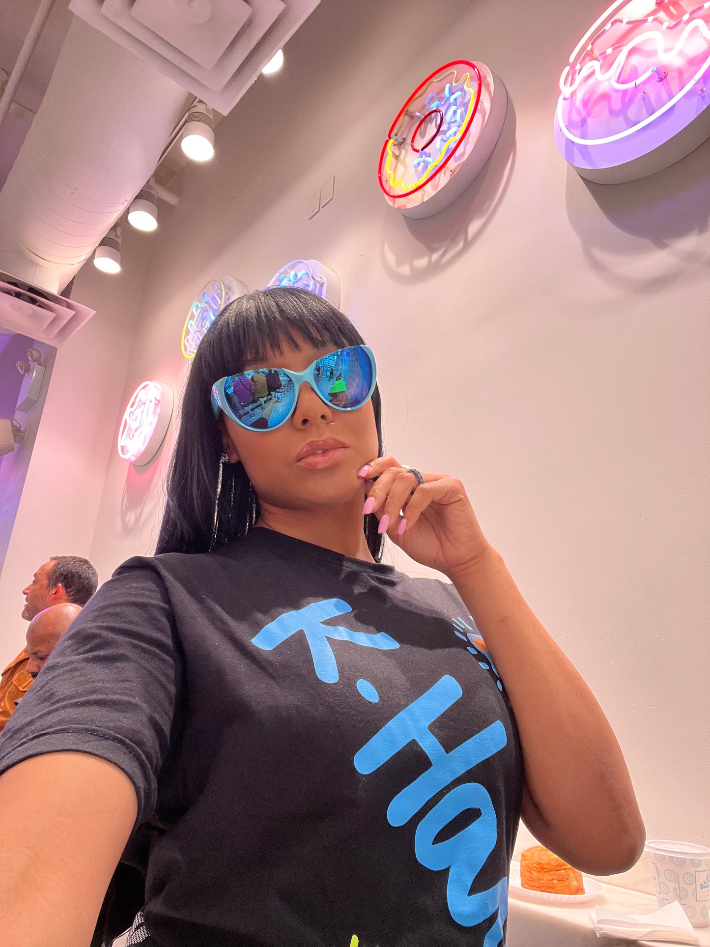 K-Haring Black and Blue Shirt