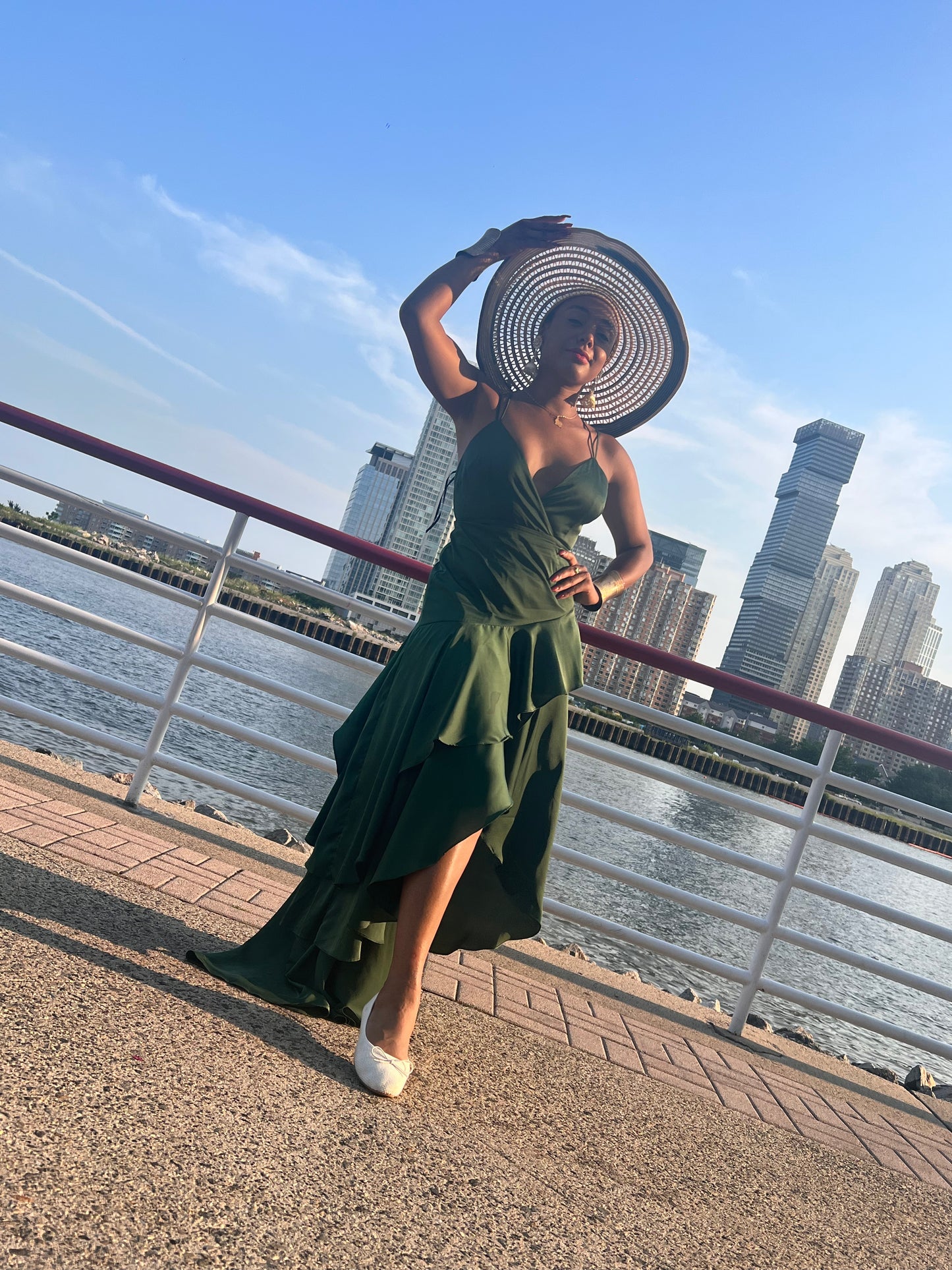 Hunter Spring Green Dress