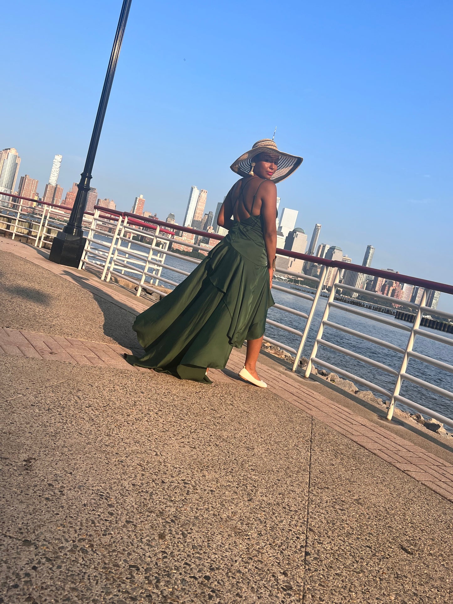 Hunter Spring Green Dress